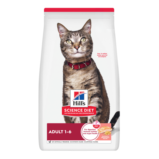 Hill's Science Diet Adult Salmon & Brown Rice Recipe Dry Cat Food - Product Image 5