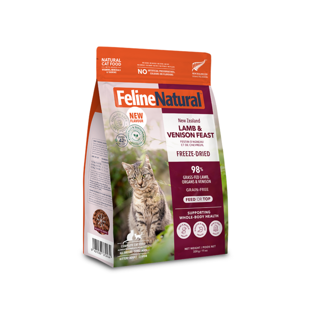 Feline Natural Lamb & Venison Feast Freeze Dried Cat Food - Product Image