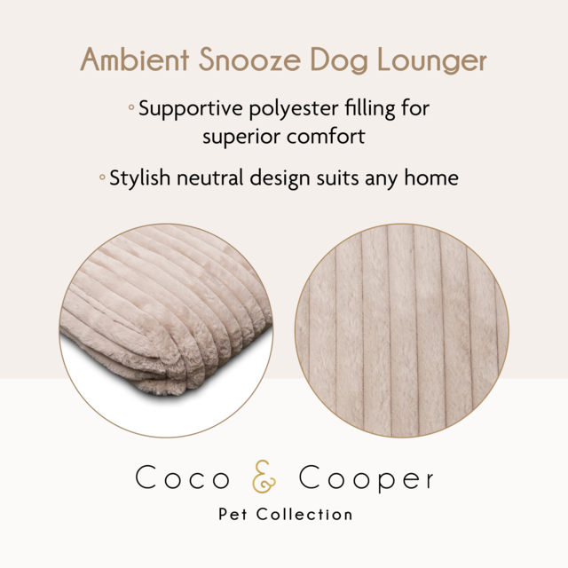 Coco & Cooper Ambient Snooze Dog Lounger - Product Image 2