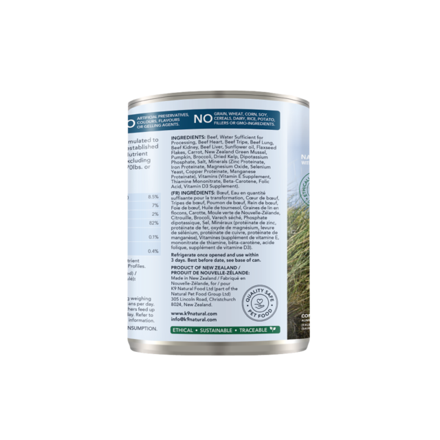 K9 Natural Beef Feast Wet Dog Food - Product Image 9