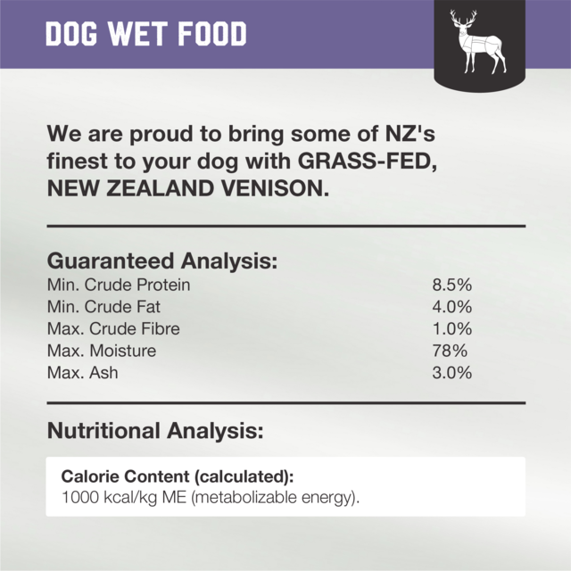 Kiwi Kitchens Venison Wet Dog Food - Product Image 9