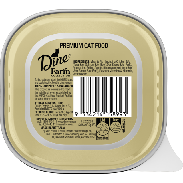 Dine Farm Collection with Salmon, Sweet Potato & Spinach Wet Cat Food - Product Image 1