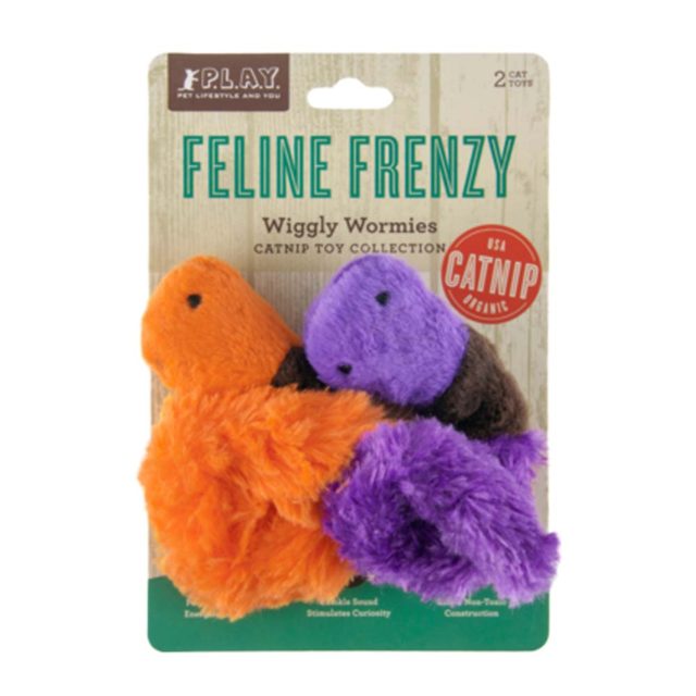 P.L.A.Y. Feline Frenzy Wiggly Wormies Cat Toy - Product Image