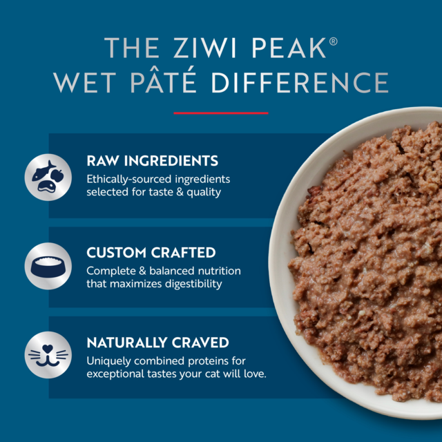 ZIWI Peak Beef & South Pacific Fish Wet Cat Food - Product Image 1