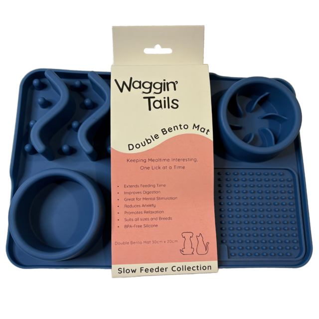 Waggin' Tails Double Bento Slow Feeder Mat - Product Image 1