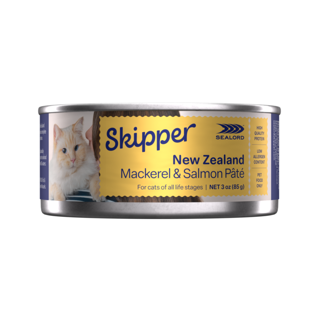 Sealord Skipper Mackerel & Salmon Pate Wet Cat Food - Product Image 2