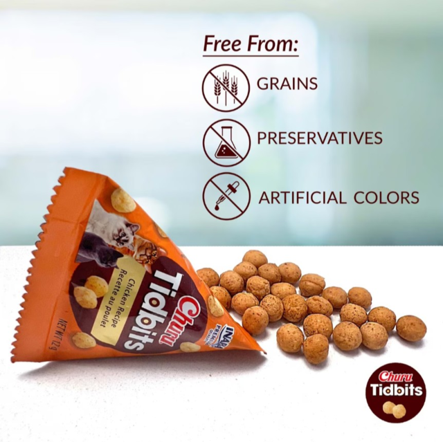 Inaba Churu Tidbits Chicken Recipe Cat Treats - Product Image 3