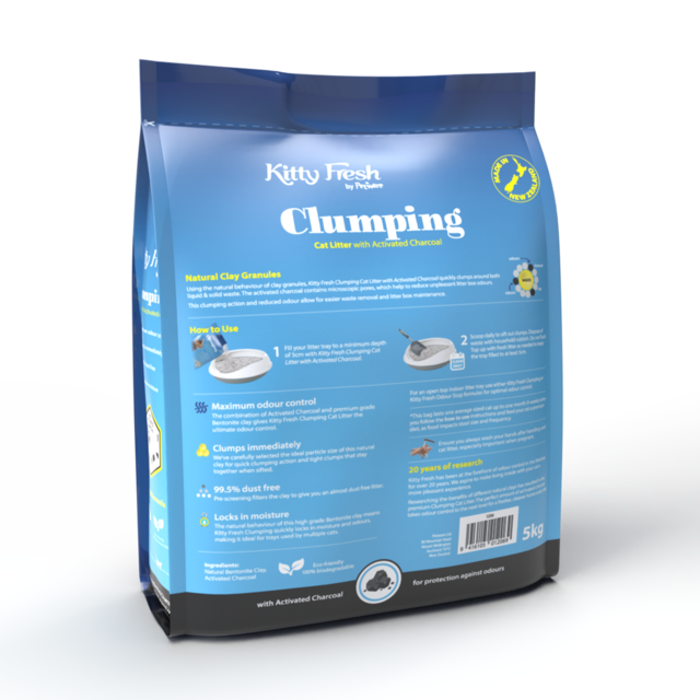 Kitty Fresh Activated Charcoal Clumping Cat Litter - Product Image 1