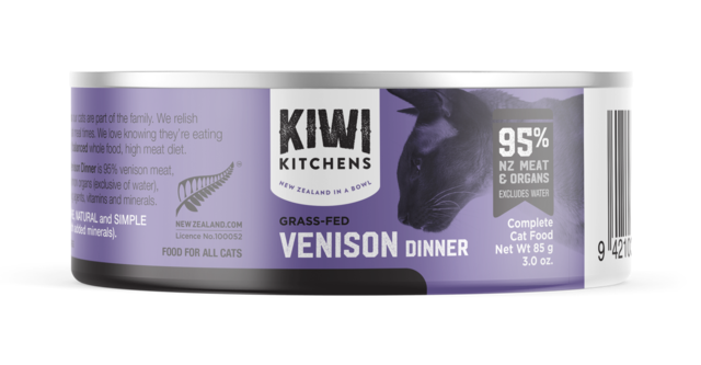 Kiwi Kitchens Venison Wet Cat Food - Product Image