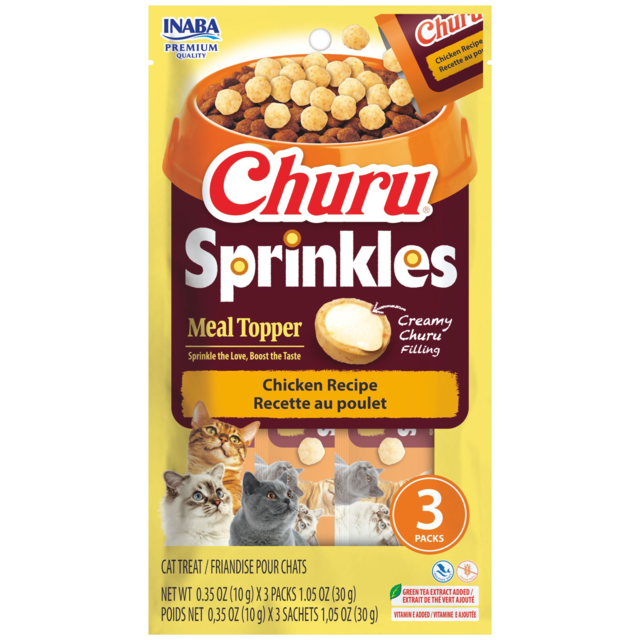 Inaba Churu Sprinkles Chicken Recipe Cat Treats - Product Image