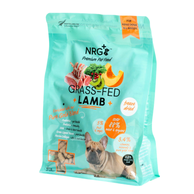 NRG+ Pure Gold Blend Lamb Freeze Dried Dog Food - Product Image 4