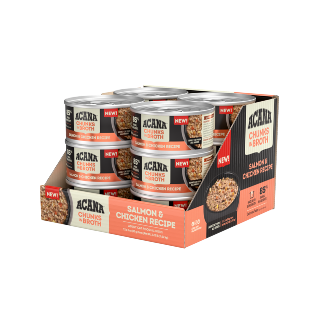 ACANA Salmon & Chicken Recipe Chunks in Broth Wet Cat Food - Product Image 6