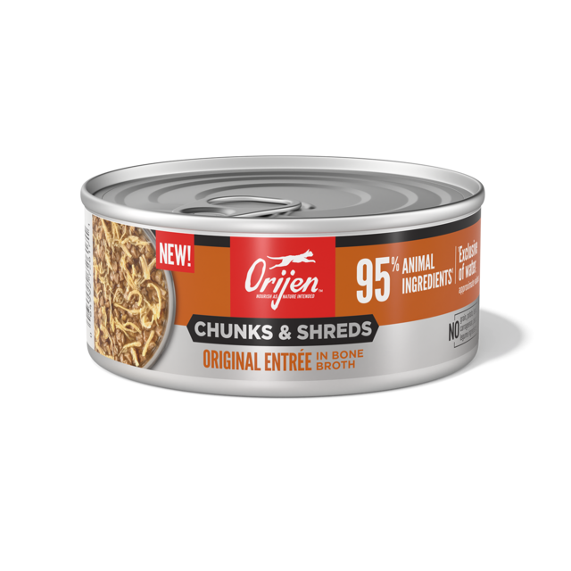 Orijen Original Entrée Chunks & Shreds in Bone Broth Wet Cat Food - Product Image 7