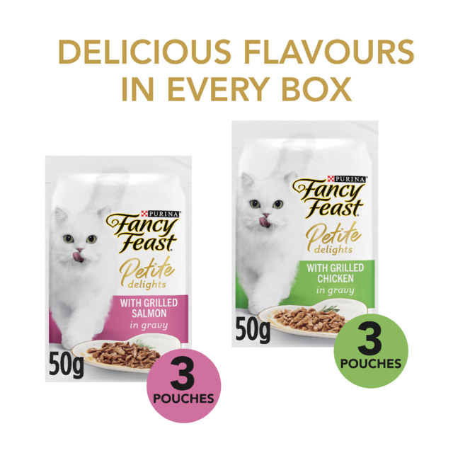 Fancy Feast Petite Delights Salmon & Chicken Variety Pack Wet Cat Food  - Product Image 3