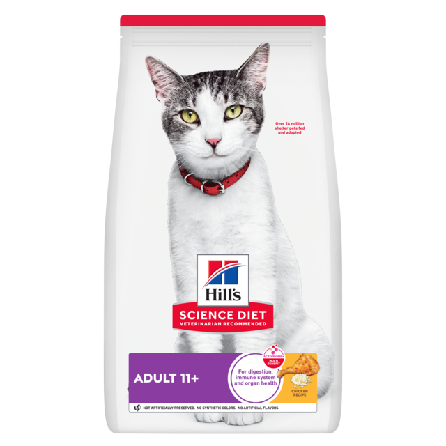 Hill's Science Diet Adult 11+ Senior Dry Cat Food - Product Image 2