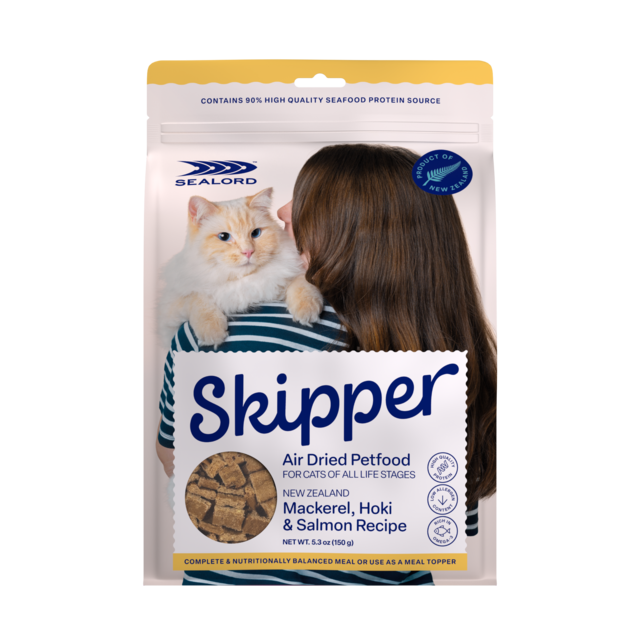 Sealord Skipper Mackerel, Hoki & Salmon Air Dried Cat Food - Product Image