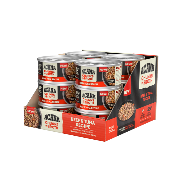 ACANA Beef & Tuna Recipe Chunks in Broth Wet Cat Food - Product Image 6