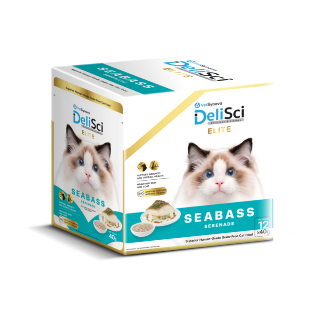 VetSynova DeliSci Elite Seabass Serenade in Broth Wet Cat Food Topper - Product Image 6