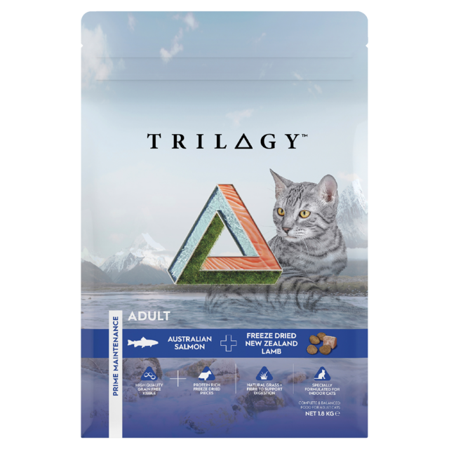 Trilogy Grain Free Salmon & Freeze Dried Lamb Adult Dry Cat Food - Product Image
