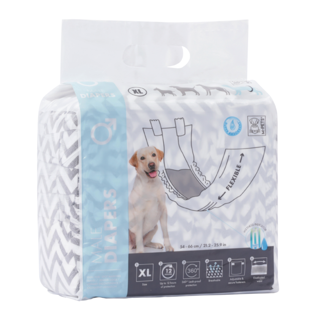 M-PETS Disposable Male Dog Diaper - Product Image 3