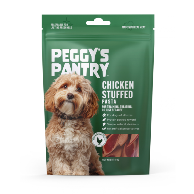Peggy's Pantry Chicken Stuffed Pasta Dog Treats  - Product Image