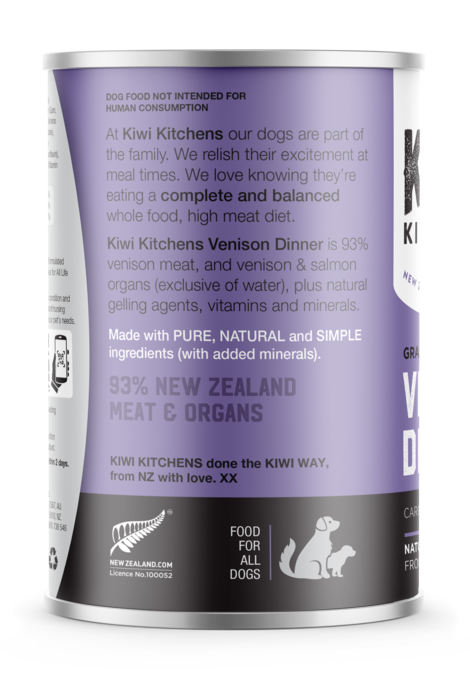 Kiwi Kitchens Venison Wet Dog Food - Product Image 19