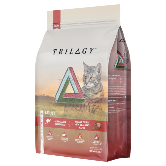 Trilogy Grain Free Kangaroo & Freeze Dried Lamb Adult Dry Cat Food - Product Image 1