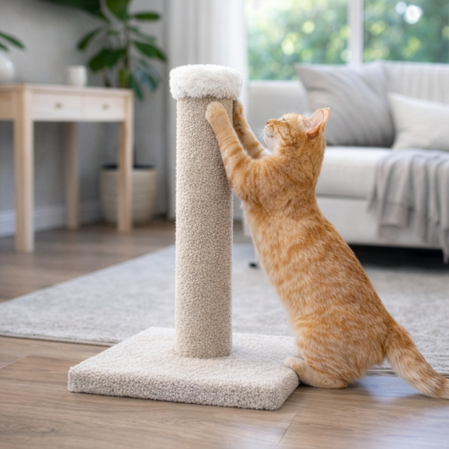 Tigga Carpet Cat Scratch Pole  - Product Image 2