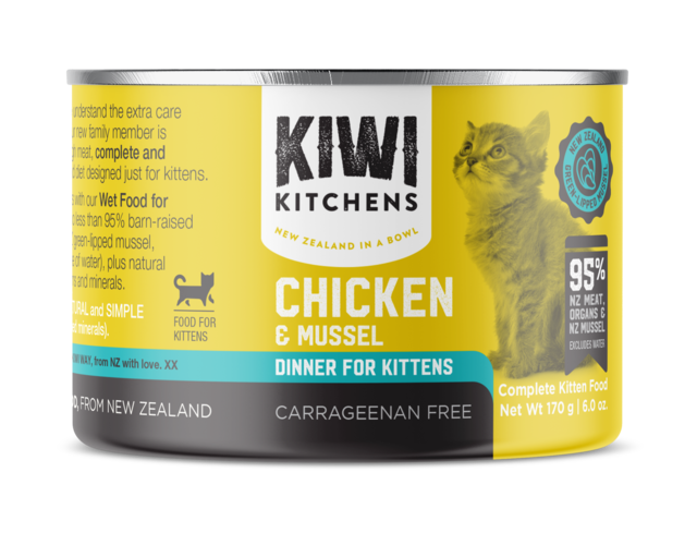 Kiwi Kitchens Chicken & Mussel Kitten Wet Cat Food - Product Image 18