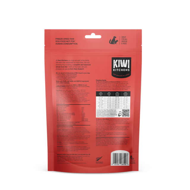 Kiwi Kitchens Beef Freeze Dried Dog Food - Product Image 15