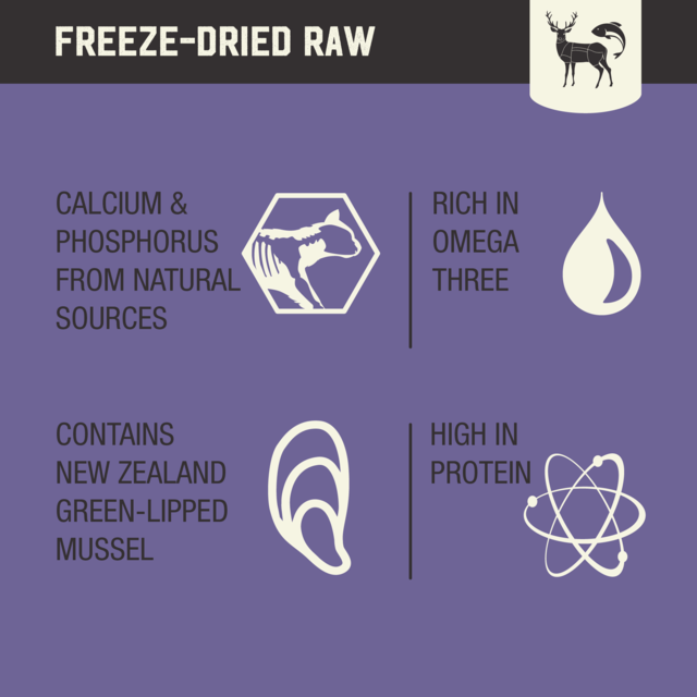 Kiwi Kitchens Venison & Tuna Freeze Dried Cat Food - Product Image 5
