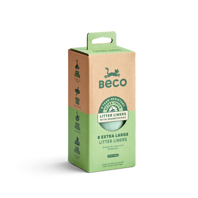 Beco Cat Litter Tray Liners Unscented - Product Image