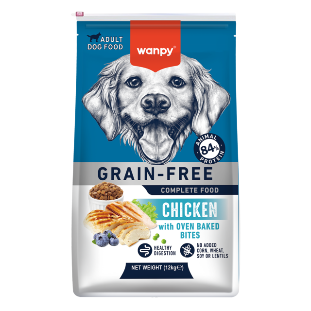Wanpy Grain Free Adult Chicken Recipe Dry Dog Food - Product Image 1