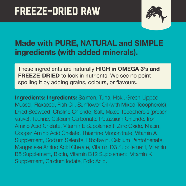 Kiwi Kitchens Fish Freeze Dried Cat Food - Product Image 12