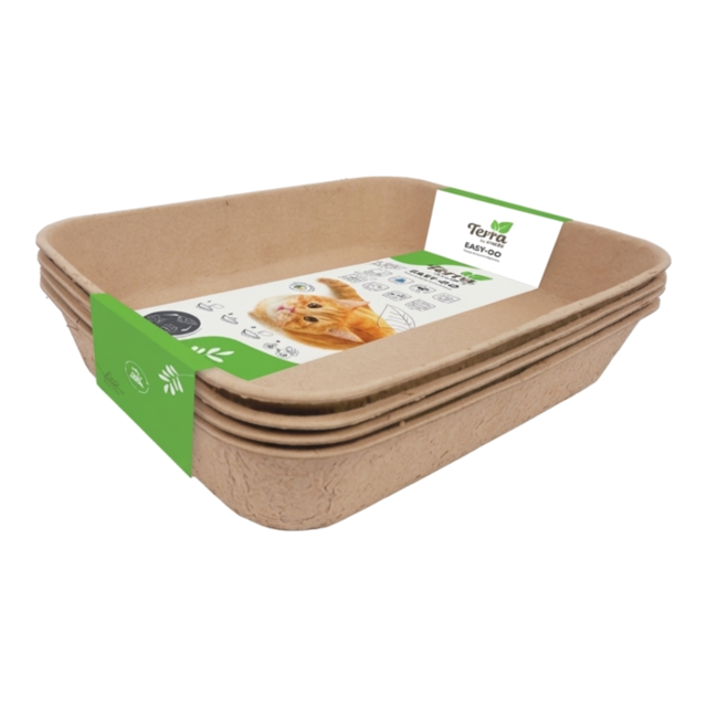 M-PETS Easy-Go-Eco Disposable Cat Litter Tray - Product Image