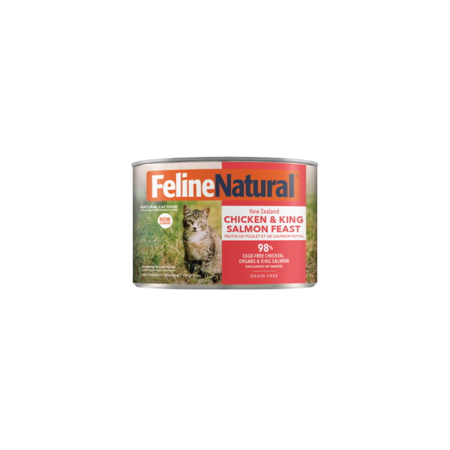Feline Natural Chicken & King Salmon Feast Wet Cat Food - Product Image