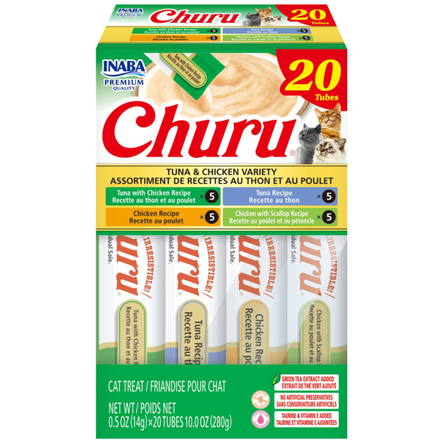 Inaba Churu Tuna & Chicken Varieties Box Cat Treats - Product Image