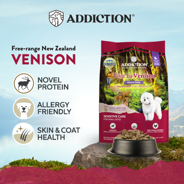 Addiction Grain-Free Viva La Venison Sensitive Care Small Breed Dry Dog Food - Product Image 2