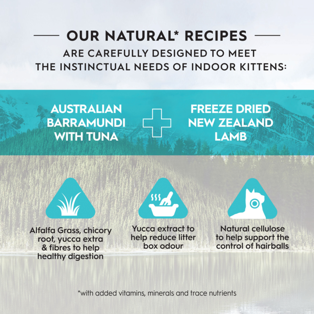 Trilogy Grain Free Barramundi with Tuna & Freeze Dried Lamb Kitten Dry Cat Food - Product Image 7