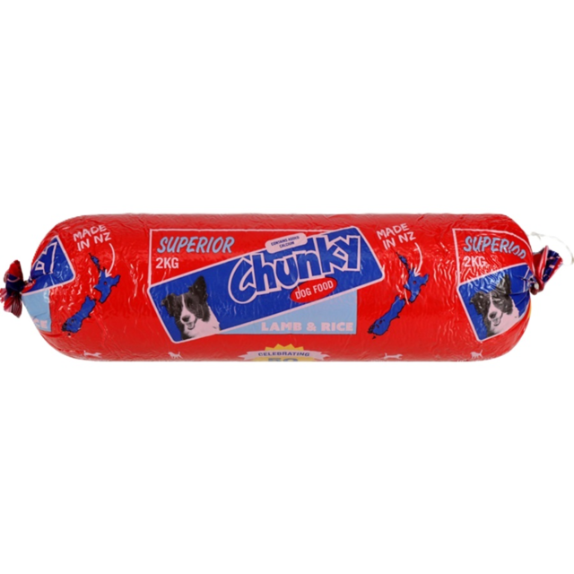 Superior Chunky Lamb & Rice Dog Roll Wet Food - Product Image