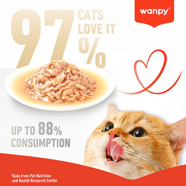 Wanpy Stew Adult Chicken in Gravy Wet Cat Food - Product Image 2