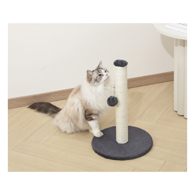 M-PETS My Second Cat Scratch Pole with Pom Pom - Product Image 1