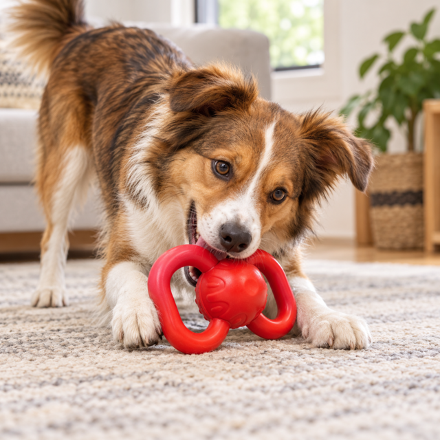 Pup & Purr Double Tug Tough Dog Toy - Product Image 1