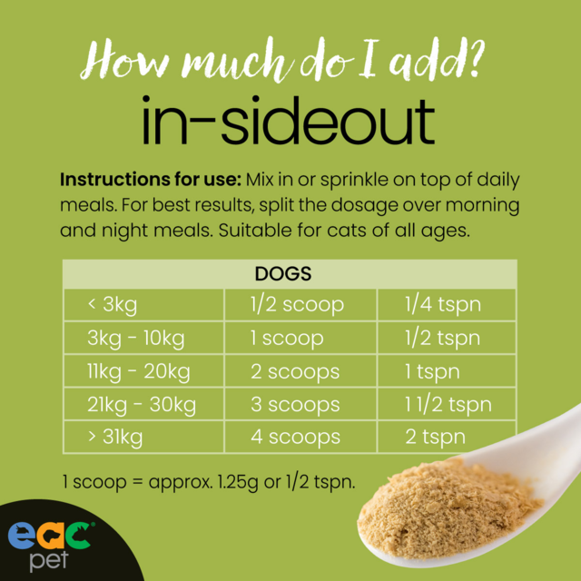 EAC Animal Care In-Sideout Dog Probiotic Supplement - Product Image 3