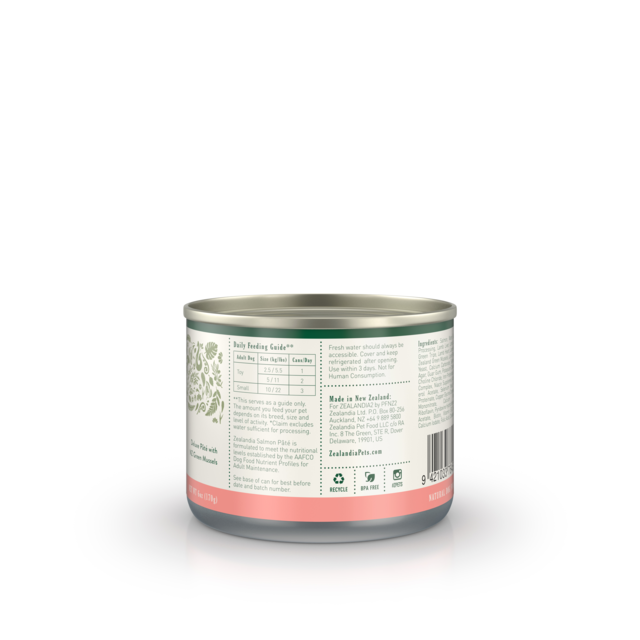 Zealandia Salmon Pate Wet Dog Food - Product Image 1