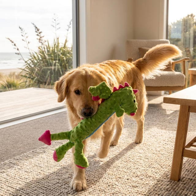 PLAY Dragon Plush Dog Toy - Product Image 2
