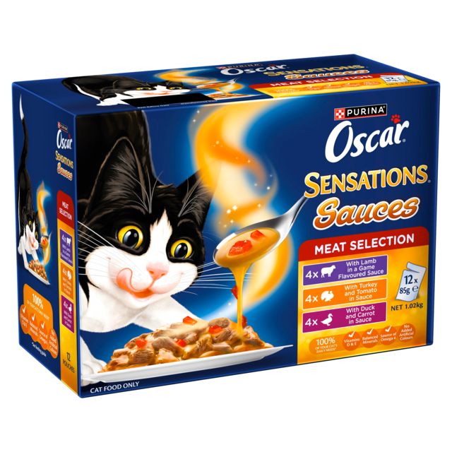 Oscar Sensations Sauces Meat Selection Wet Cat Food Variety Pack - Product Image 3
