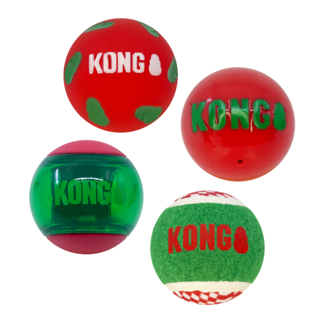 KONG Holiday Occasions Ball Dog Toy - Product Image 1
