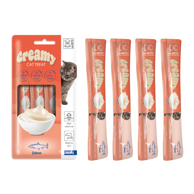 M-PETS Creamy Salmon Cat Treats - Product Image 1