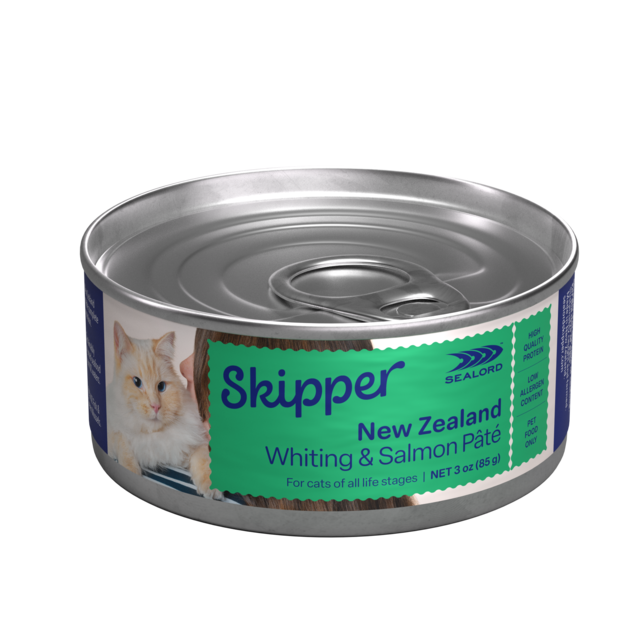 Sealord Skipper Whiting & Salmon Pate Wet Cat Food - Product Image 1